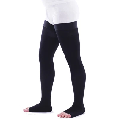Compression Socks 20-30 mmHg Women Men Stockings Medical Pregnancy Travel Flight - Image 1 of 4