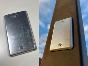 2 cubiertas de placas eléctricas utilitarias de geocaching MAGNÉTICAS impermeables con libros de registro - Imagen 1 de 7