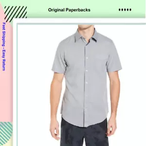 Original Paperbacks Men's 'Torino' Short Sleeve Woven Shirt, Size L, MSRP $95 - Picture 1 of 1