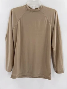 Dri-Duke Mens Moisture Control XLarge Long Sleeve Compression Shirt Tan Beige - Picture 1 of 6