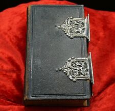 Antike Bibel - J. Brandt en Zoon - Haarlem, Amsterdam - 1870 - Leder & Silber
