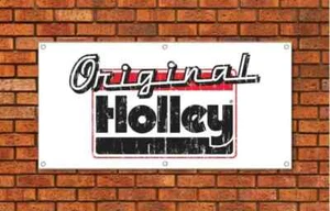 Original Holley Garage Banner 2' X 4' Ft - Picture 1 of 1