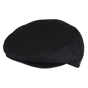 Gorra plana de cera negra Major Wear - Imagen 1 de 1