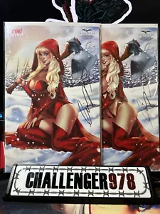RED AGENT - Elias Chatzoudis SIGNED VIRGIN SET w/ COA - Zenescope - LTD 99 - Imagen 1 de 1