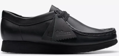 Clarks Wallabee Black Leather - 26168045 - KID'S / JUNIORS - Image 1 of 4