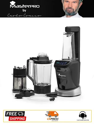 MASTERPRO by CARLO CRACCO Frullatore sottovuoto 1200W caraffa 1,4L 7 programmi - Immagine 1 di 4