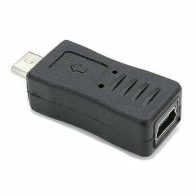 USB 2.0 Micro B 5-pin Male to Mini B 5-pin Female Adapter Converter - Image 1 of 3