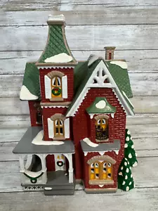 DEPT 56 Original Snow Village "Beacon Hill Victorian" 1995 Retired LED lighted - Bild 1 von 8