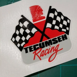 Tecumseh Racing Sticker Indoor Outdoor 10" Wide x 10.7" Tall TRACKED & INSURED - Picture 1 of 2