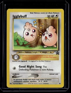 Carta Pokemon inglese promozionale Igglybuff 36/53 WoTC - Foto 1 di 2