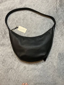Bolso de Mano Slouchy Crescent Sling - Bolso de Hombro Universal de Hilo Negro, Monedero - Imagen 1 de 5
