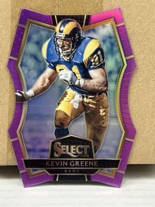 2016 Select Base Premier Level Purple Prizm Die-Cut SP /75 #172 Kevin Greene - Picture 1 of 2