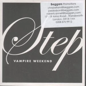Vampire Weekend Step CDr UK Xl 2013 promo cd-r with info stickered card sleeve - Image 1 of 2