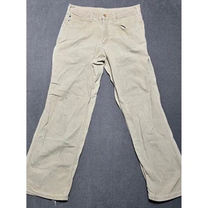 Carhartt FRB159 CAT 2 Flame Resistant Canvas Work Pants, Men's 32x30 Beige - Picture 1 of 8