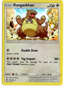 Pokémon – Kangaskhan 163/236 Sonne & Mond Vereinigte Geister Holo NM - Bild 1 von 2
