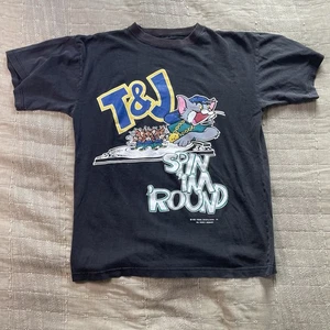 Vintage 90s 1995 Tom And Jerry T Shirt L XL - Picture 1 of 5