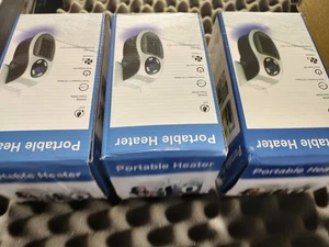 (3) 450W Mini Space Heater Temperature Detection, Remote Wall Outlet Electric S - Picture 1 of 11