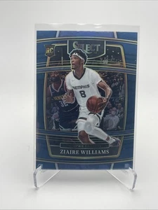 2021-22 Select Zaire WILLIAMS Concourse Blue Silver Prizm RC Rookie Grizzlie - Picture 1 of 2