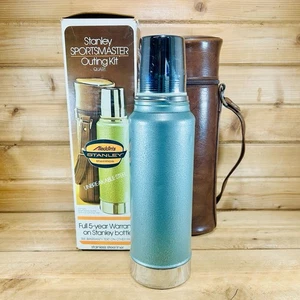 Vintage 1979 Aladdin's Stanley Sportsmaster Outing Kit Thermos w/ Case & Box - Picture 1 of 6