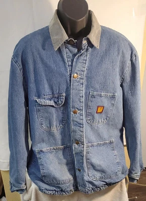 De Colección Chaqueta Big Ben Para Hombres 46 Reg Manta Forrada Denim Tareas Granero Abrigo Hecho en EE. UU. Foto 1 de 4