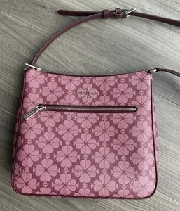 Kate Spade Signature Spade Flower Swing Crossbody Grenache Pink Bag Lovely - Picture 1 of 19