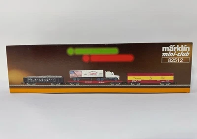 Marklin Mini-Club escala Z 82512, juego de vagones de carga de carretera Milwaukee con tractor como nuevo Foto 1 de 4