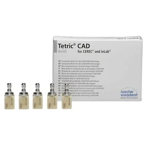 *5-Pieces* Ivoclar Vivadent Tetric CAD For CEREC & inLab MT A2/C14 Refill 692153 - Picture 1 of 1