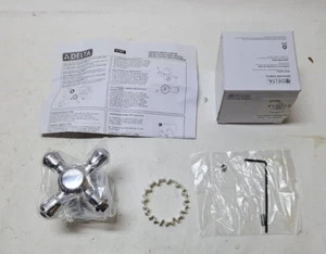 Delta H795 1-Handle Lever Shower Faucet Cross Bath 14 Series Handle Chrome - Picture 1 of 9