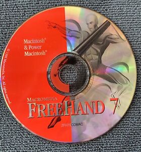 Macromedia Freehand 7 CD for Mac & Power Mac + Clipart & Fonts Book