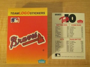 1991 Fleer Large Team Logo Stickers Top 10 Lot of 53 - Picture 1 of 3
