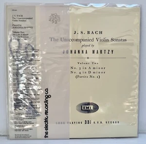 ERC002  J.S. BACH / Johanna Martzy ‎– The Unaccompanied Violin Sonatas Volume 2 - Bild 1 von 2