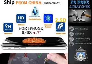 2.5D Arc 9H REAL Tempered Glass Screen Protector iphone 6 6S 4.7" vitre trempé - Picture 1 of 6
