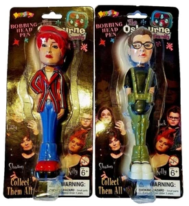 Lot of 2 Bobbing Head Pens THE OSBOURNE Family JACK & KELLY NOS - Picture 1 of 4