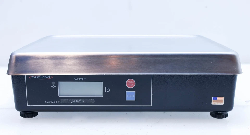 AVERY BERKEL [Weigh-tronix] 30 lb. RS-232 POS/Postal Scale & Power Supply - Image 1 of 2