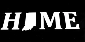 Calcomanía de vinilo Home State of Indiana pegatina de coche ventana vehículo 75230 - Imagen 1 de 2