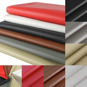 Faux Leather Fabric Vinyl Upholstery Waterproof Material Repair 55" Wide by Yard - Picture 1 of 18