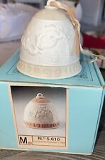 Vintage Lladro Christmas Bell 1989 Retired #5.616 Matte Finish w Box