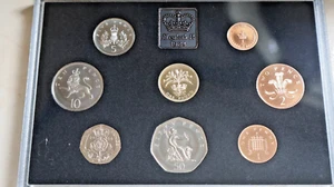 1984 ROYAL MINT PROOF COIN COLLECTION ~ UNITED KINGDOM ~ 8 Coins ~ Cased & COA - Bild 1 von 2