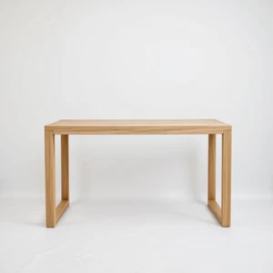 Massiver Eiche Schreibtisch 120x60 – Minimalistisch, Handgefertigt, Home Office - Bild 1 von 2