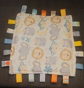 Taggies Blanket Animals Signature Collection Mary Meyers 12" X 12" - Picture 1 of 5