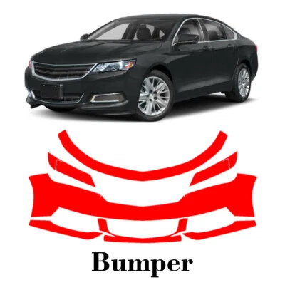 Película de protección de pintura PPF precortada para parachoques delantero para Chevrolet Impala 2014-2019 Foto 1 de 4