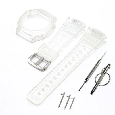 Para Casio GA-2100/2110 Correa + Estuche Correa Reloj Goma Silicona Kit Bisel Mod Foto 1 de 4