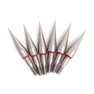6x Needle Nose Sharp Points 100Gr Screw-in Archery Arrowheads Arrow Head Points - Picture 1 of 3