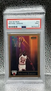 1990 SKYBOX #41 MICHAEL JORDAN PSA 9 Chicago Bulls GOAT 🔥🐐� - Foto 1 di 2