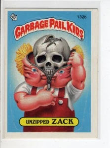 CUBO DE BASURA ZACK TOPPS SIN CREMALLERA NIÑOS TARJETA SERIE 4 #132B EN MUY BUENA CONDICIÓN - Imagen 1 de 1