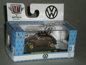 1/64th M2 Machines Auto Shows R62 1953 VW Beetle Deluxe USA Model - Picture 1 of 1