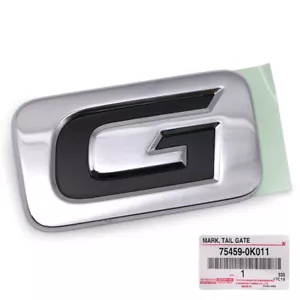 Rear Tailgate Logo "G" Emblem For Toyota Hilux Vigo Revo SR5 2005 2019 - Imagen 1 de 8