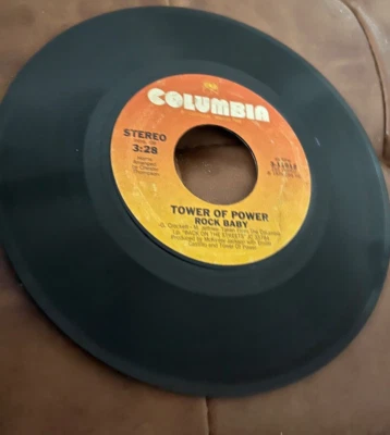 TOWER OF POWER `ROCK BABY/HEAVEN MUST HAVE MADE YOU~COLUMBIA 3-11012 - EXCELLENT - Image 1 of 2