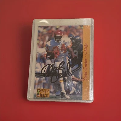 1993 Classic Pro Line- Dale Carter-#116, AUTOGRAPHED - Image 1 of 2