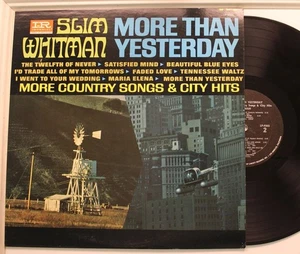 Slim Whitman Lp More Than Yesterday On Imperial - Vg+ To Vg - Picture 1 of 1